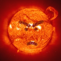 Angry sun