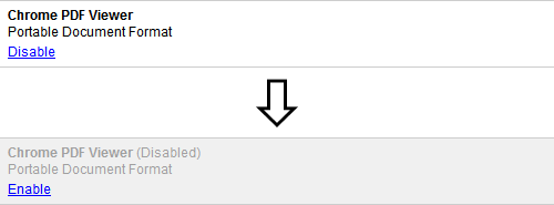 Disabling Chrome PDF Viewer