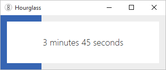 Hourglass - The simple countdown timer for Windows.