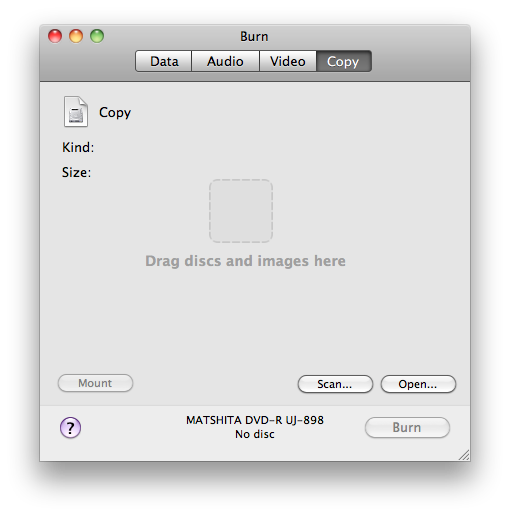 how to make a mac iso file