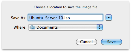 Save disc image in Burn